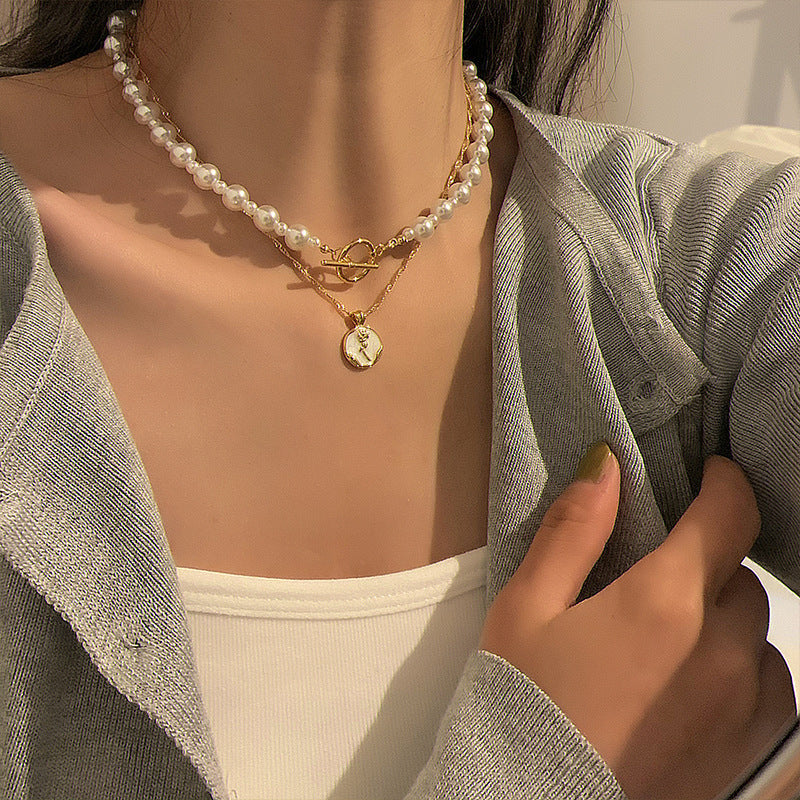 French Retro Pendant Necklace