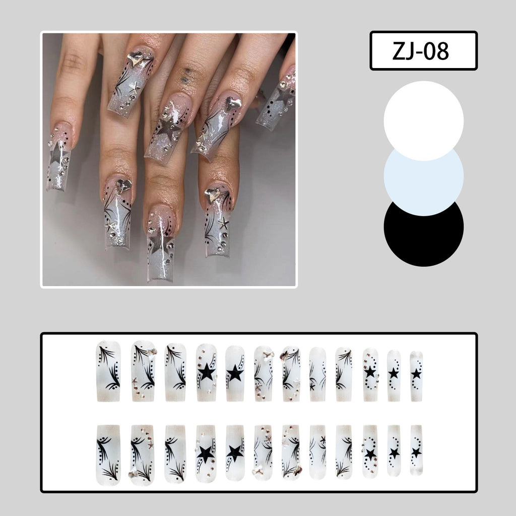 Rhinestone Patch Nails