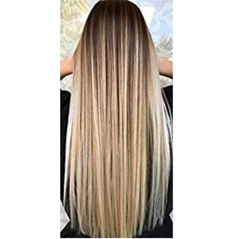 Golden Brown Gradient Human Hair Wig