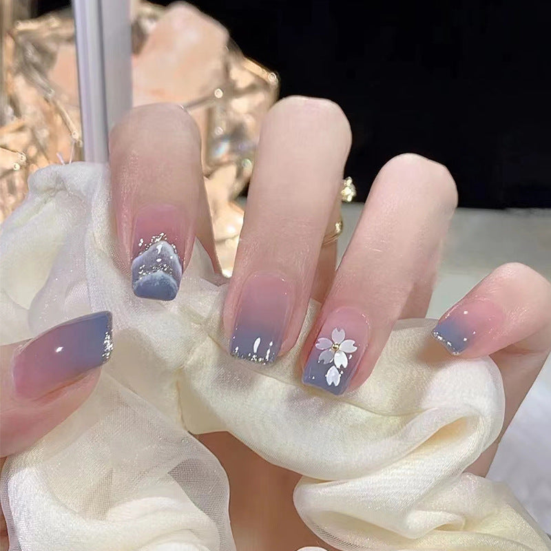Graffiti Pattern Wearable Fake Nails