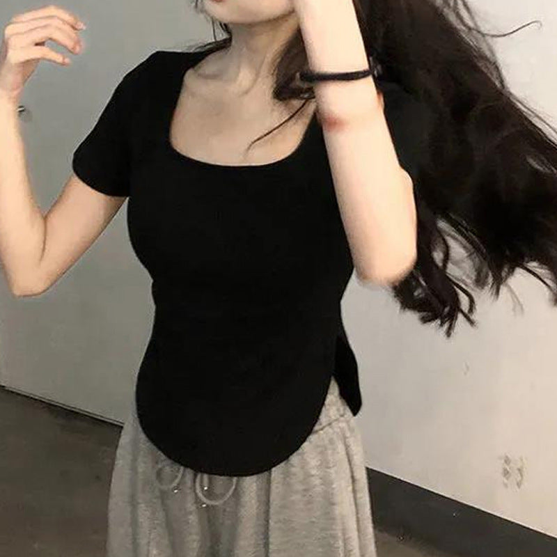 Summer U Collar Top