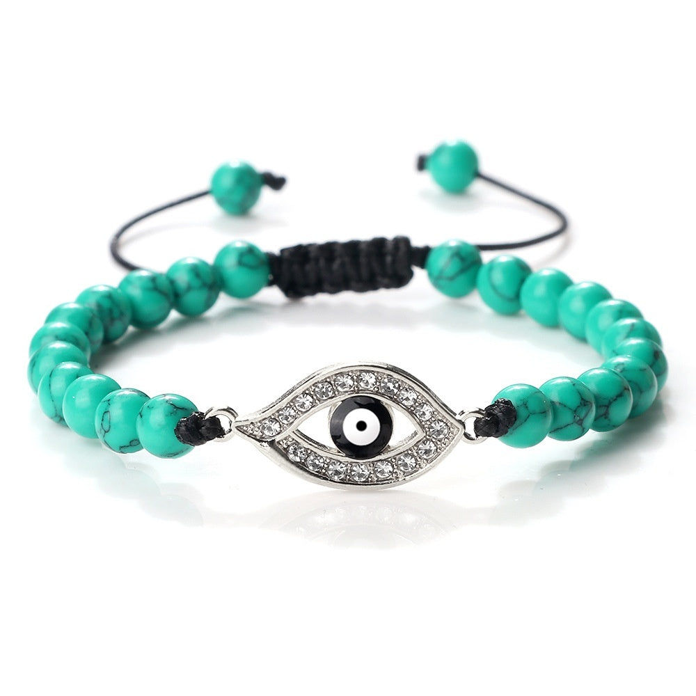 Devil's Eye Micro Inlaid Zircon Bracelet