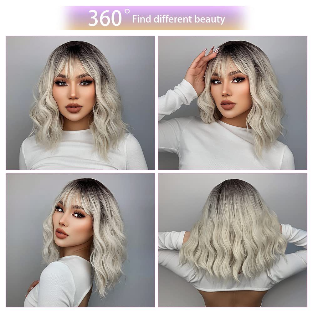 Short Hair Dyeing Human Hair Wig