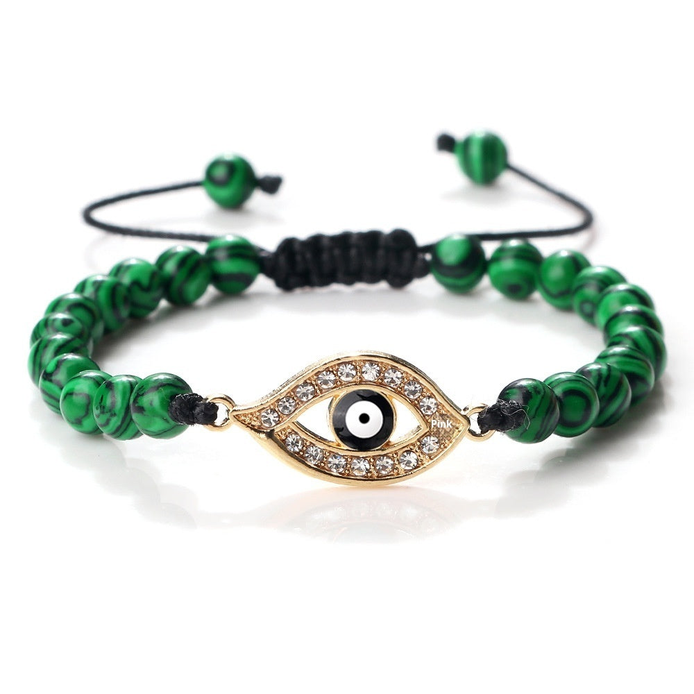 Devil's Eye Micro Inlaid Zircon Bracelet