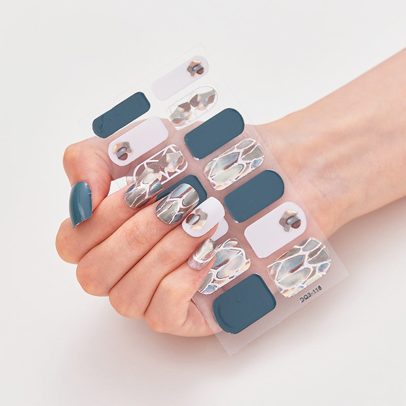 Bronzing Laser 3D Nail Stickers