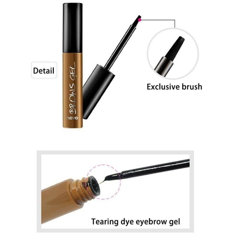 Peel Off Brown Black Eye Brown Gel