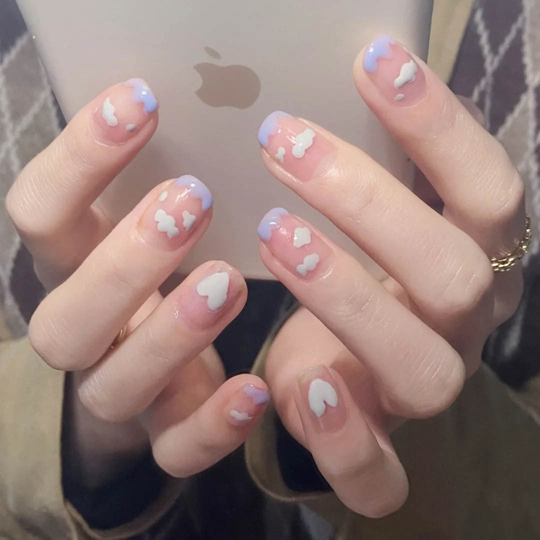 Graffiti Pattern Wearable Fake Nails