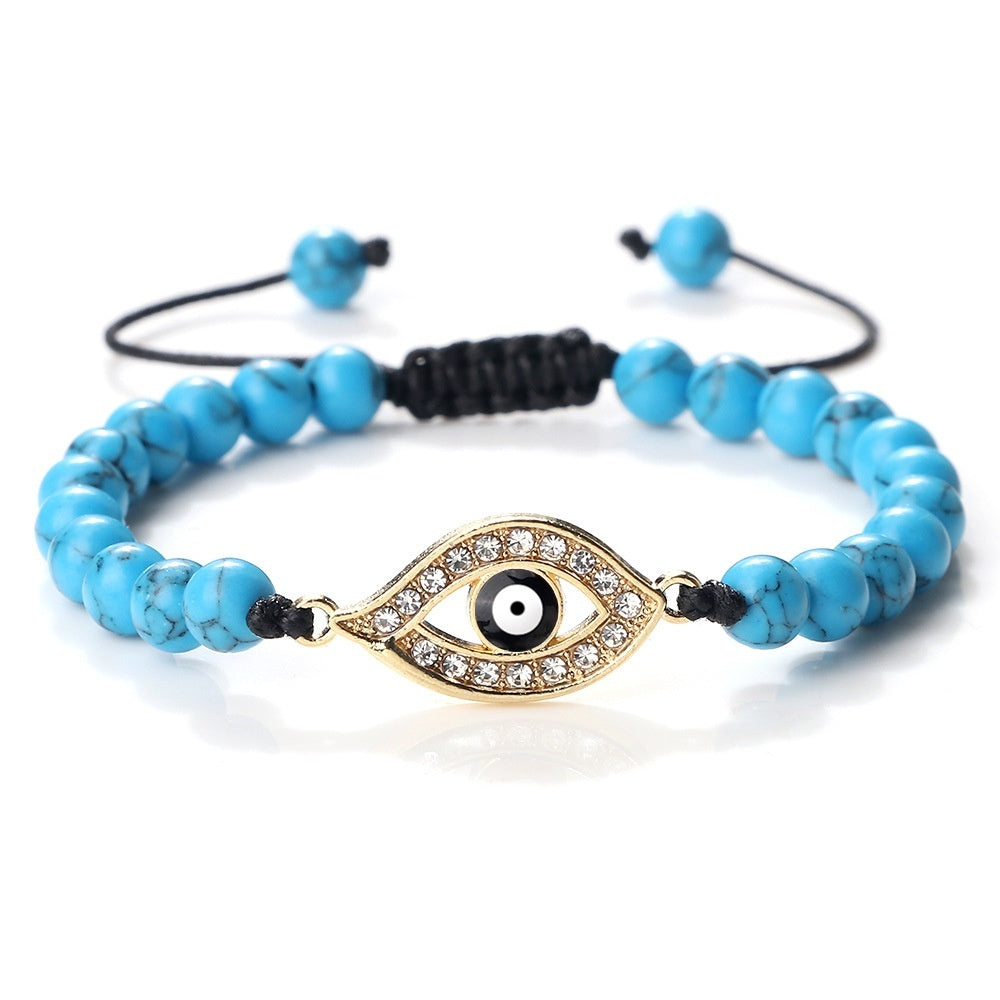 Devil's Eye Micro Inlaid Zircon Bracelet