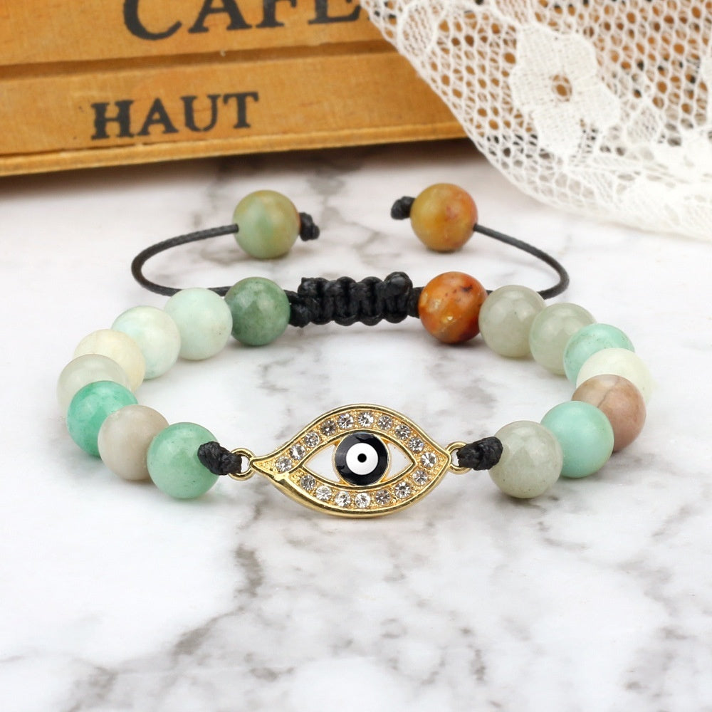 Devil's Eye Micro Inlaid Zircon Bracelet