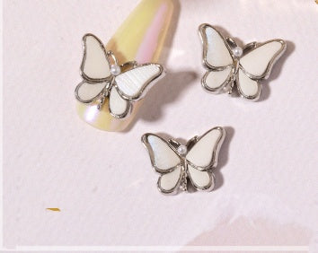 Crystal Butterfly Stereo Nails