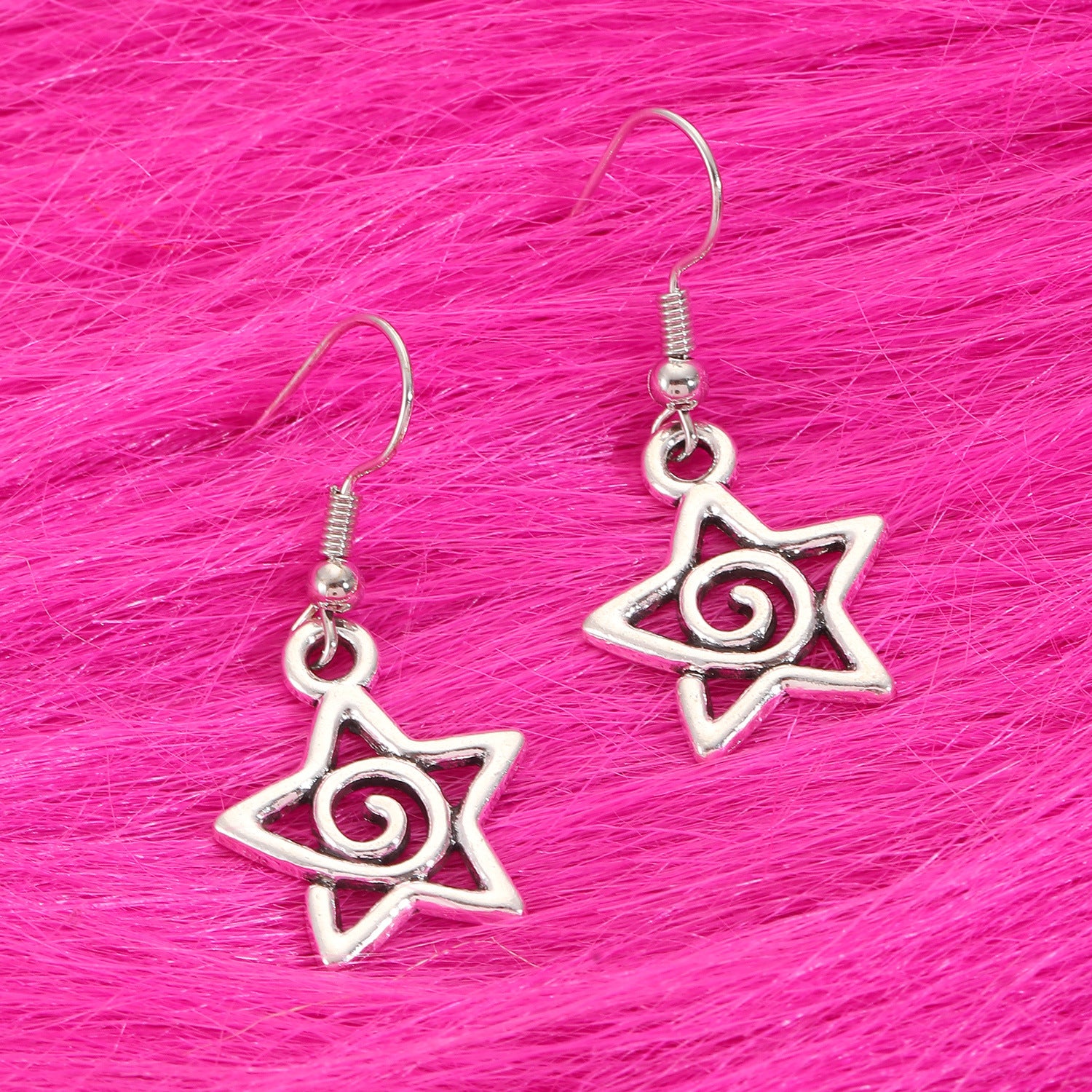 Bowknot Gothic Charm Rivet Earrings