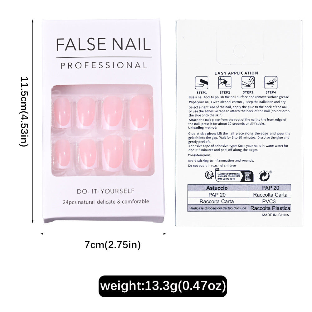 Square Short Boxed Fake Nails