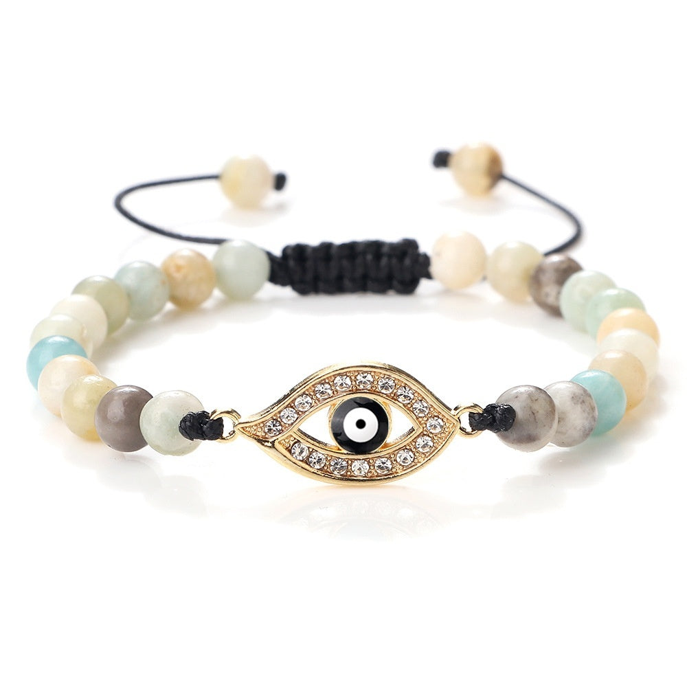 Devil's Eye Micro Inlaid Zircon Bracelet