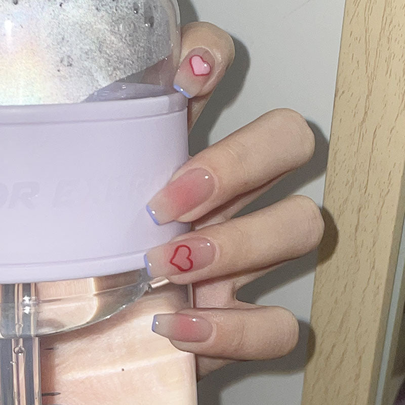 Graffiti Pattern Wearable Fake Nails