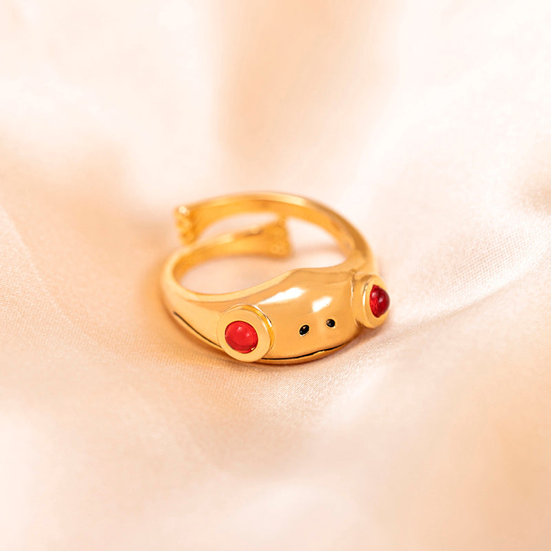 Hip Hop Frog Ring