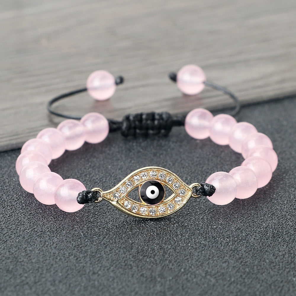 Devil's Eye Micro Inlaid Zircon Bracelet