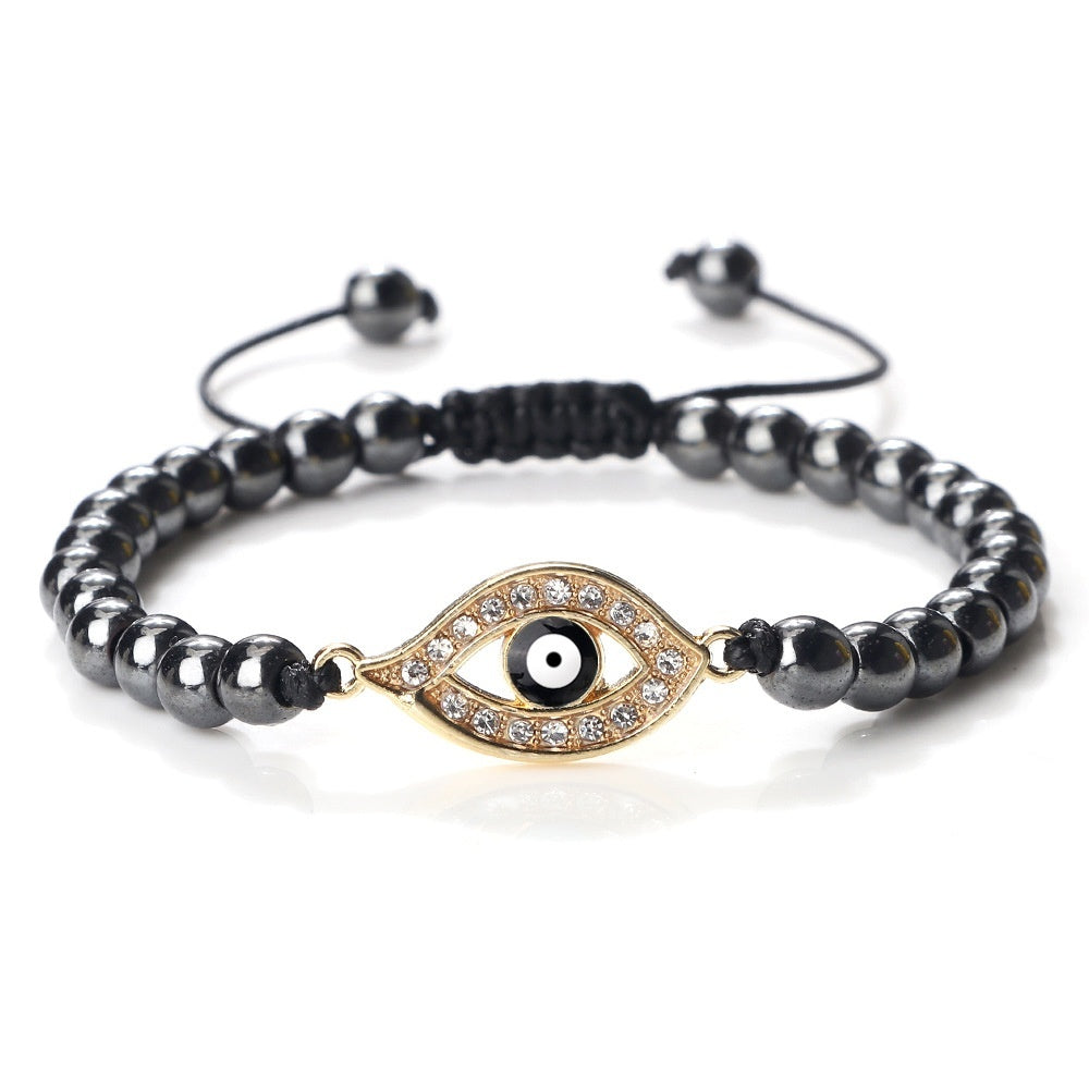 Devil's Eye Micro Inlaid Zircon Bracelet