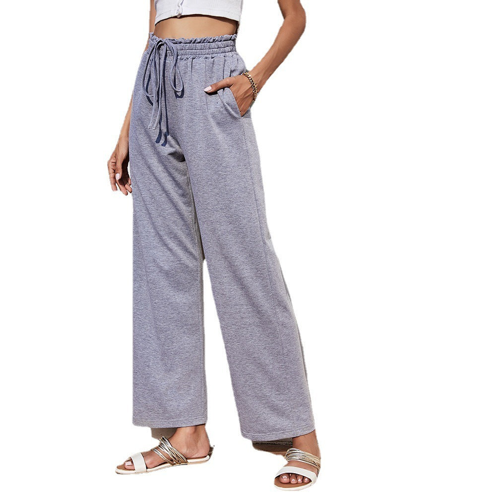 Top Quality Loose Mid Knitted Flare Pants