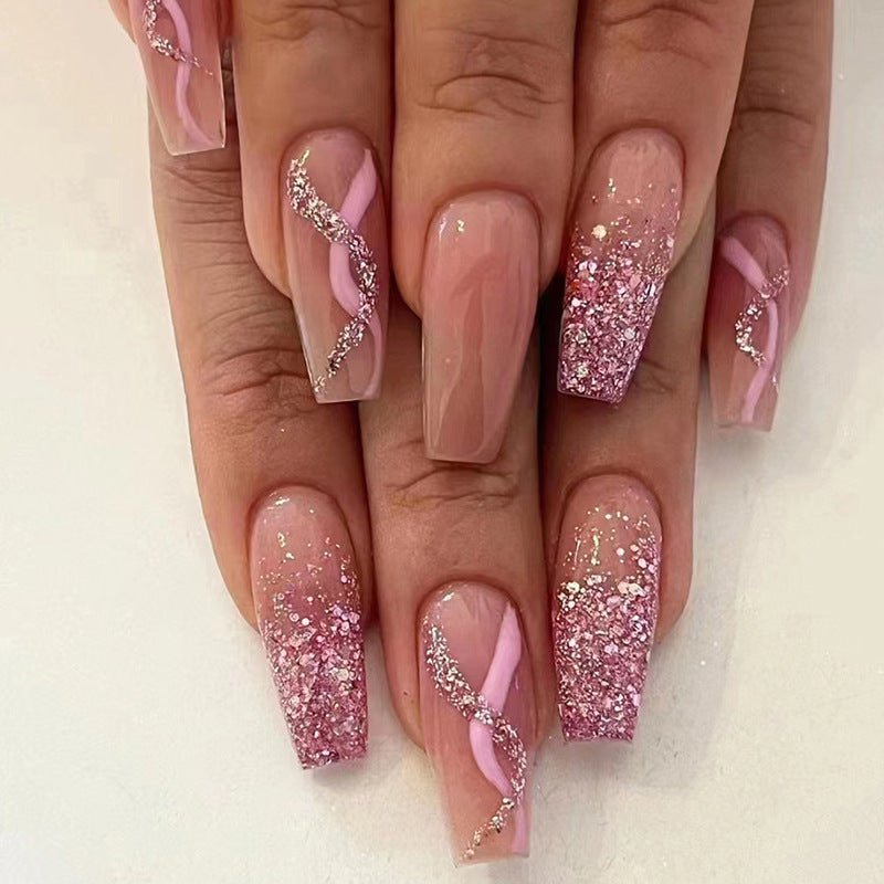Mid-length Ballet Girl Fake Nails