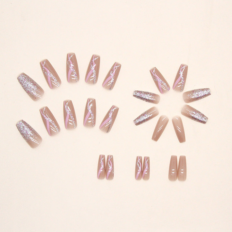 Mid-length Ballet Girl Fake Nails