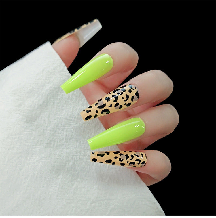 Ballet Flat Head Pointed Water Drop Fake Nails