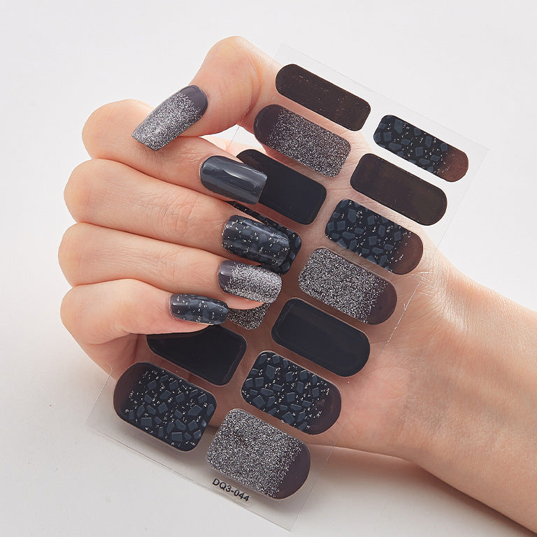 Bronzing Laser 3D Nail Stickers