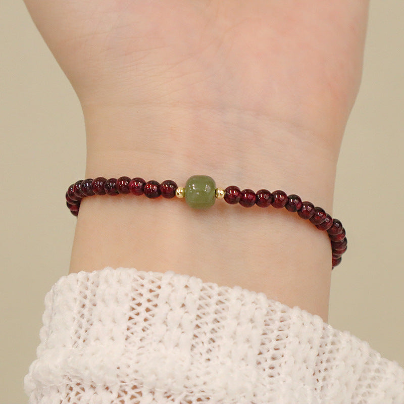 Gourd Bracelet Garnet Bracelet