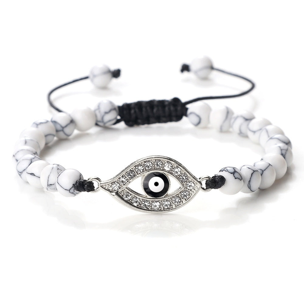 Devil's Eye Micro Inlaid Zircon Bracelet