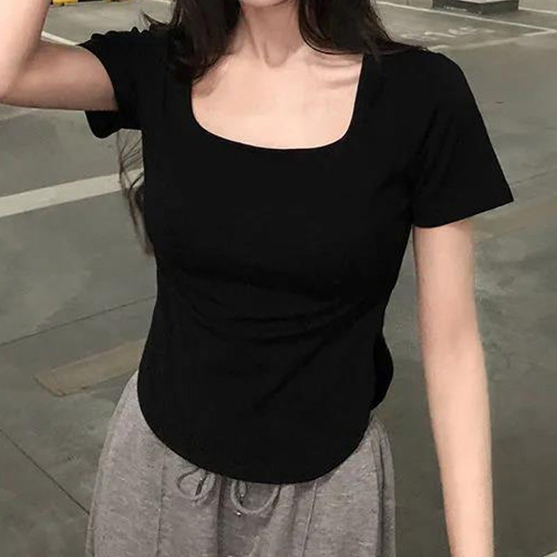 Summer U Collar Top