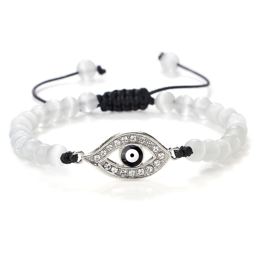 Devil's Eye Micro Inlaid Zircon Bracelet