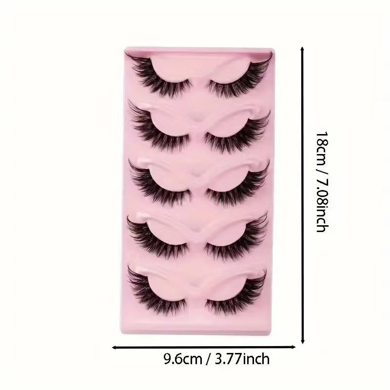 Thick Cross Cat Eye False Eyelashes
