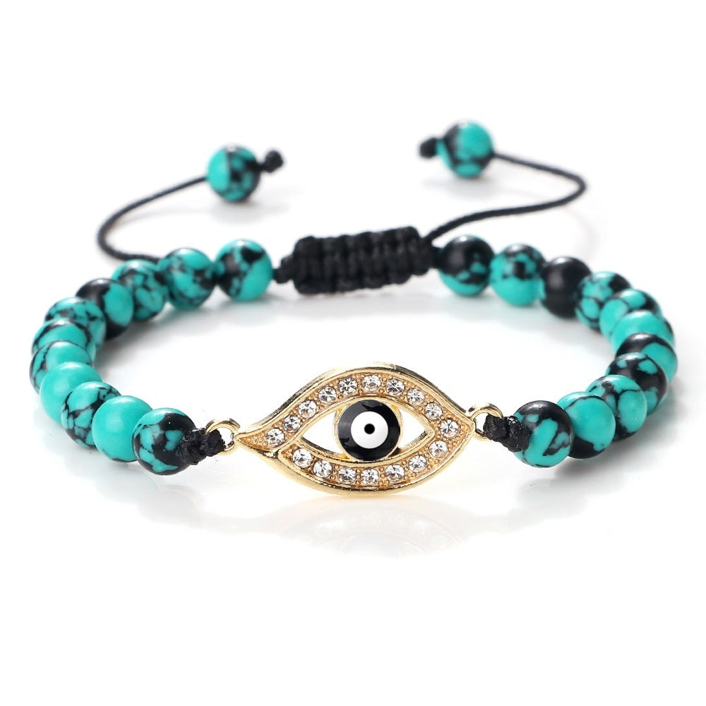 Devil's Eye Micro Inlaid Zircon Bracelet