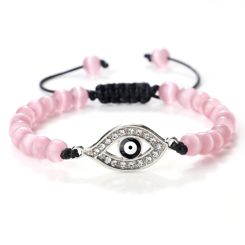 Devil's Eye Micro Inlaid Zircon Bracelet