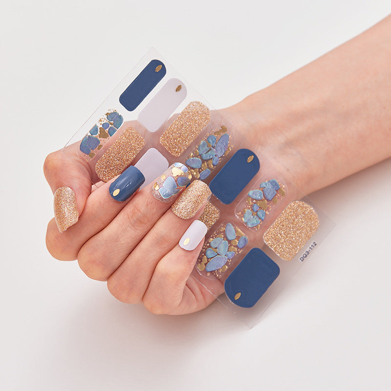 Bronzing Laser 3D Nail Stickers
