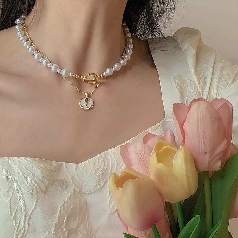 French Retro Pendant Necklace