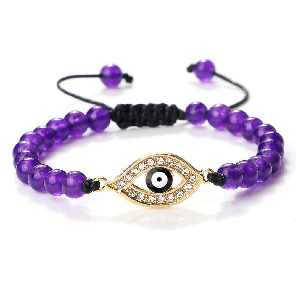Devil's Eye Micro Inlaid Zircon Bracelet